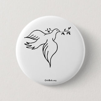 Peace 6 Cm Round Badge