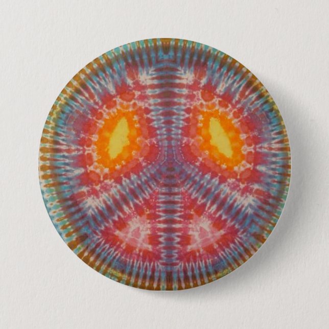 peace 7.5 cm round badge (Front)
