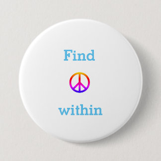 Peace  7.5 cm round badge