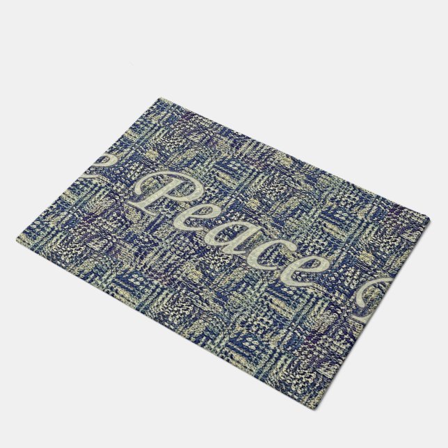 Peace Abounds Doormat (Angled)