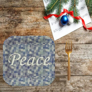 Peace Abounds Paper Plate