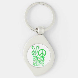 Peace Above Chaos Key Ring
