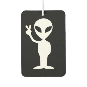 Peace Alien Car Air Freshener