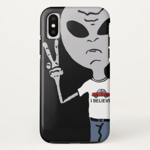 Peace Alien iPhone X Case