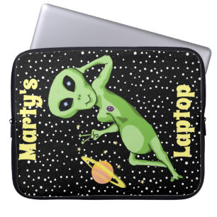 Peace Alien Laptop Case