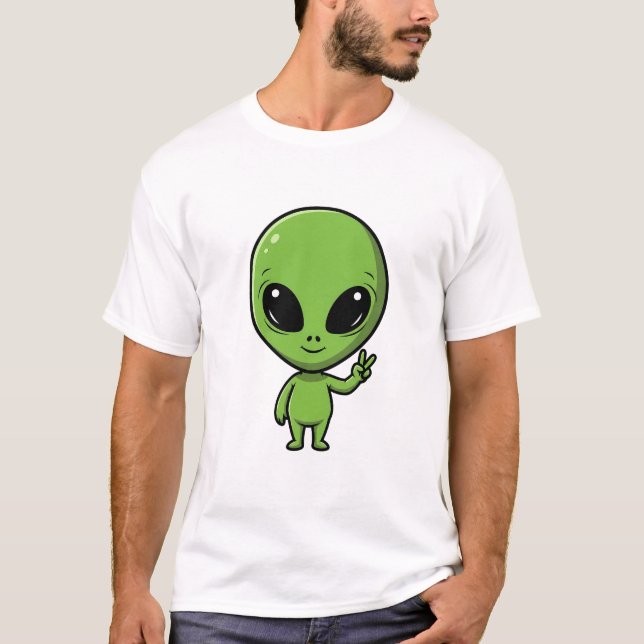 Peace Alien T-Shirt (Front)