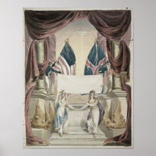 Peace, allegory of the Treaty of Ghent Poster