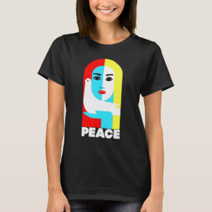 Peace America Retro Hippie T-Shirt