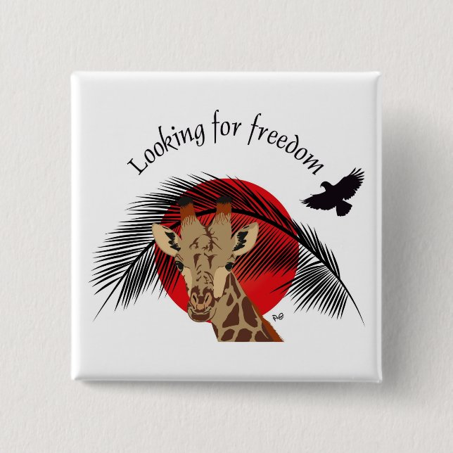 Peace an Freedom for all Buttons (Front)