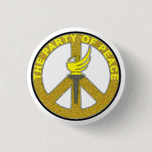 Peace and Cooperation 3 Cm Round Badge