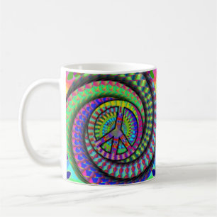 Peace and Flutterby Coffee Cup