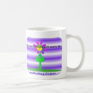 Peace and Harmony Flower Coffee Mug