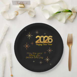 Peace and Joy 2026 Paper Plate