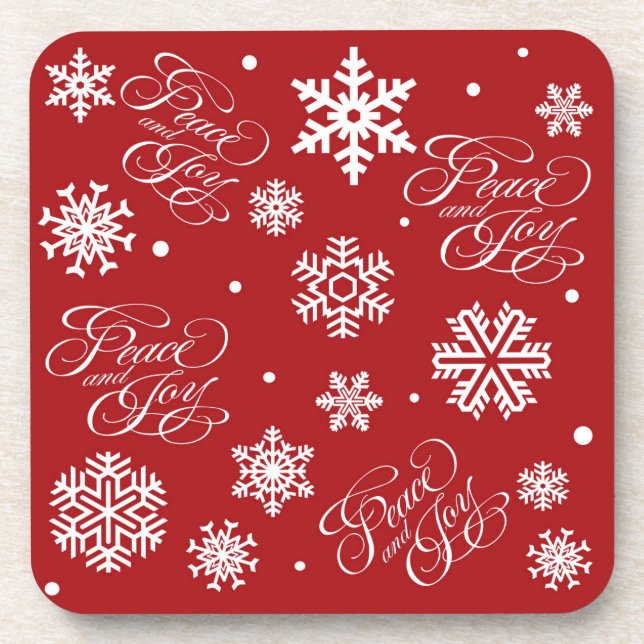 Peace and joy coaster (Front)