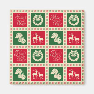 Peace and joy magnet