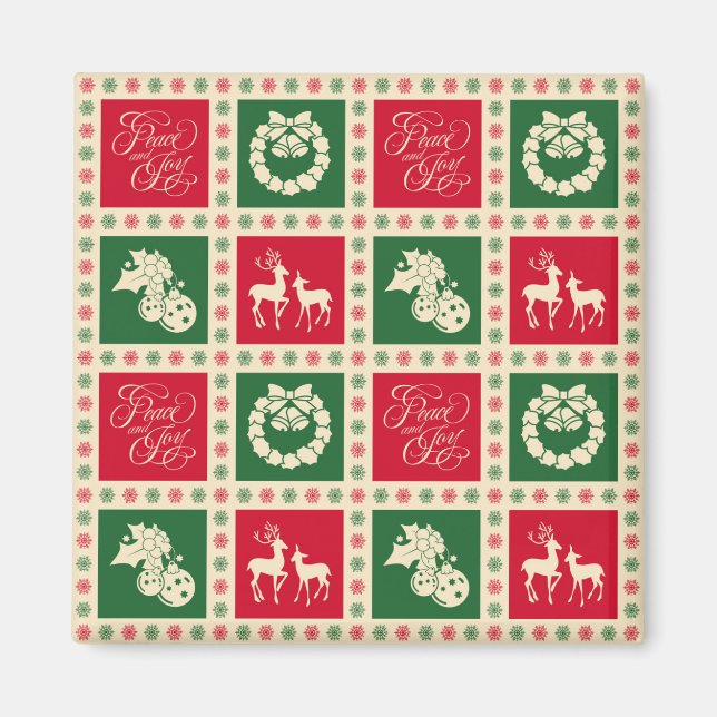 Peace and joy magnet (Front)