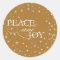 Peace and Joy - Stars - Sticker, Seal