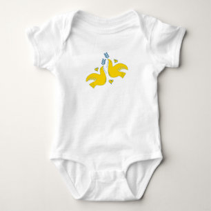 Peace and Love Baby Bodysuit