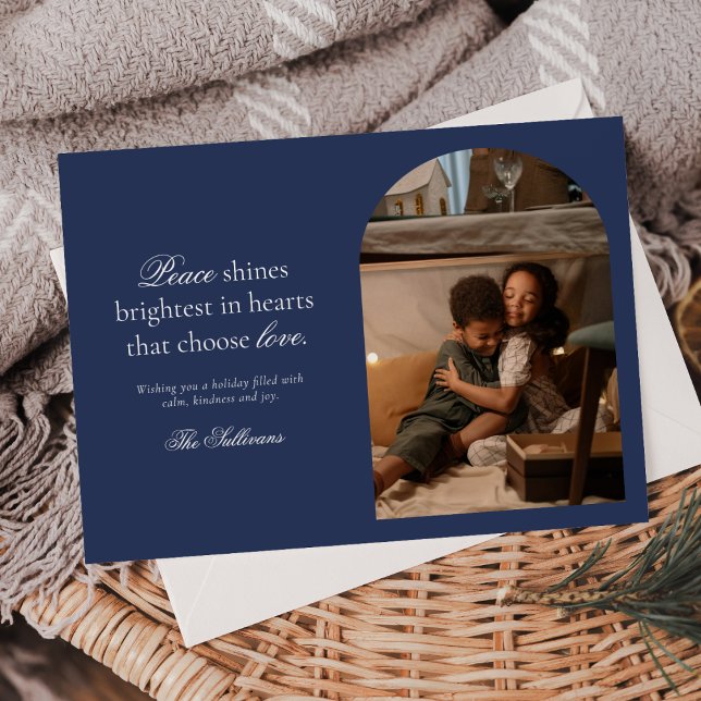 Peace and Love Holiday Photo Announcement (Creator Uploaded)