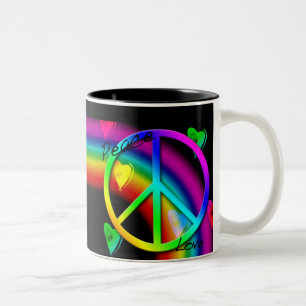 Peace and Love Mug