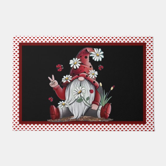 Peace And Love Resides Here Doormat (Front)