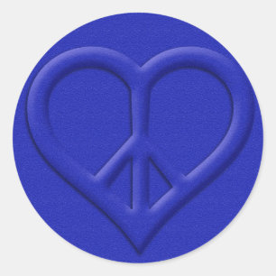 Peace and Love Stickers