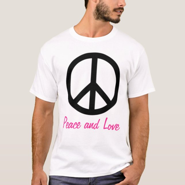 PEACE AND LOVE T-Shirt (Front)