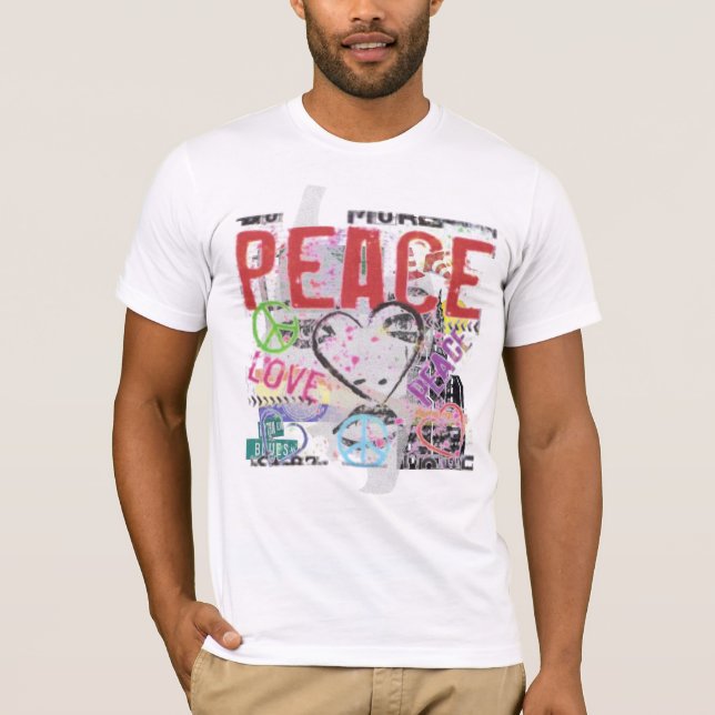 peace and love T-Shirt (Front)