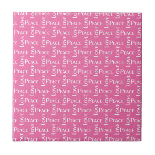 Peace and Love Tile