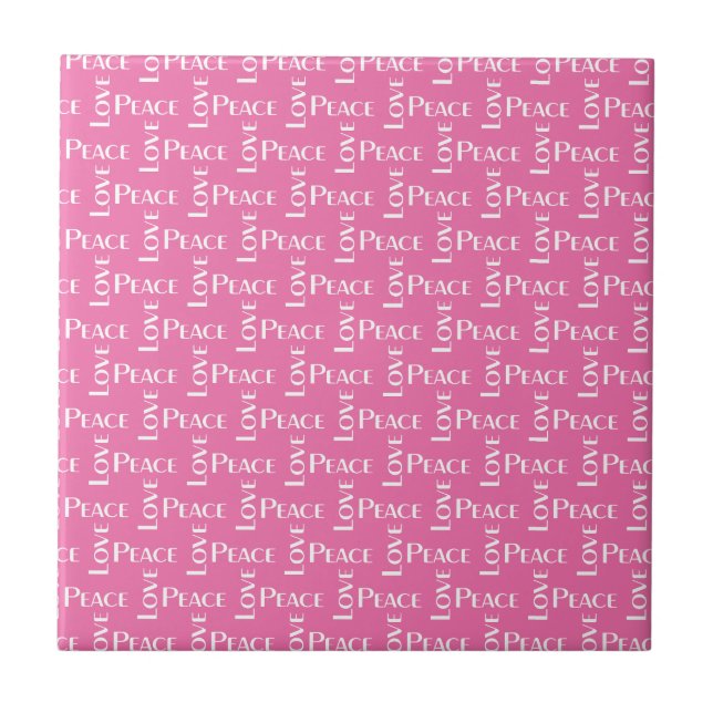 Peace and Love Tile (Front)