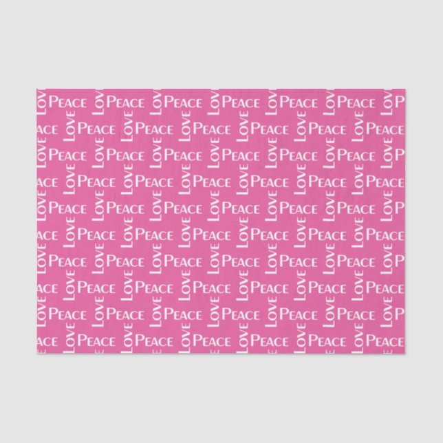 PEACE AND LOVE TISSUE PAPER (Front)