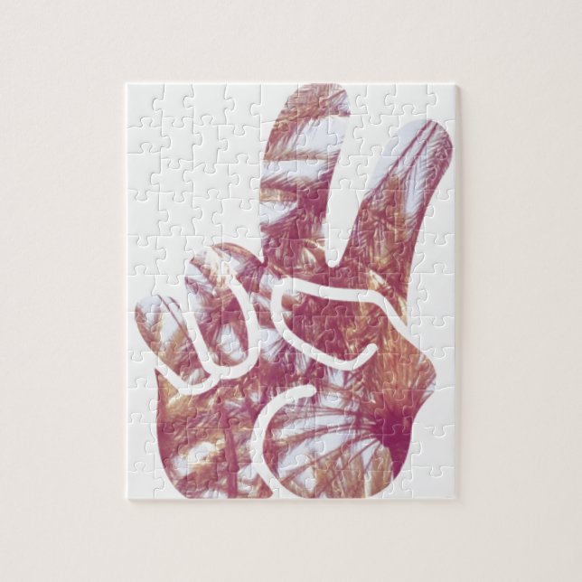 Peace and palm trees jigsaw puzzle (Vertical)