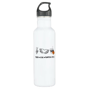 Peace And Pumpkin Spice, Halloween Skeletons Class 710 Ml Water Bottle