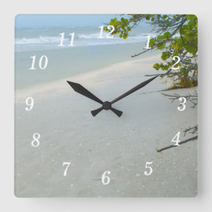 Peace And Quiet On Sanibel Island Wall Clock