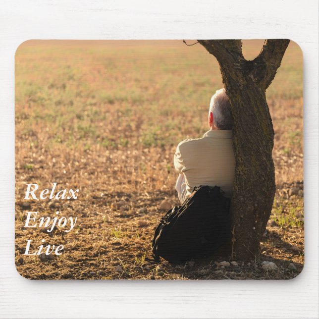 Peace and Relax Mouse Pad (Front)