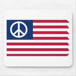 Peace and the Flag- Mouse pad