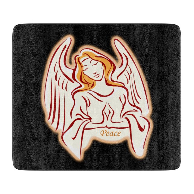 Peace Angel Cutting Board (Front)