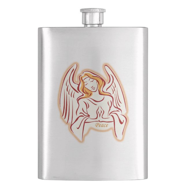 Peace Angel Flask (Front)