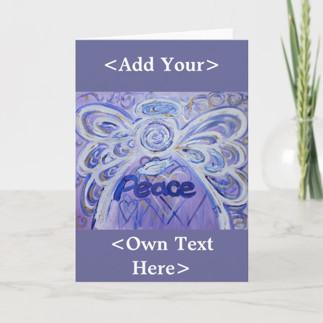Peace Angel Greeting Card (Front)