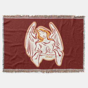 Peace Angel Throw Blanket