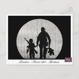 Peace Art - London, Britain Postcard
