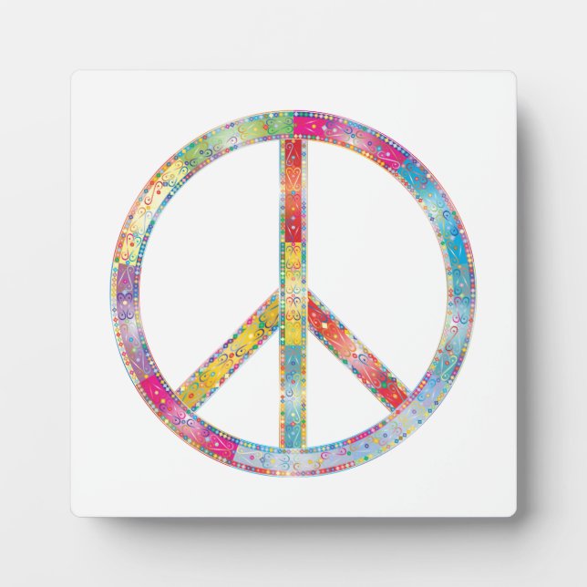 peace artsy plaque (Front)