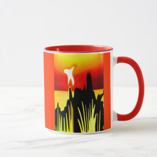 Peace at dawn mug
