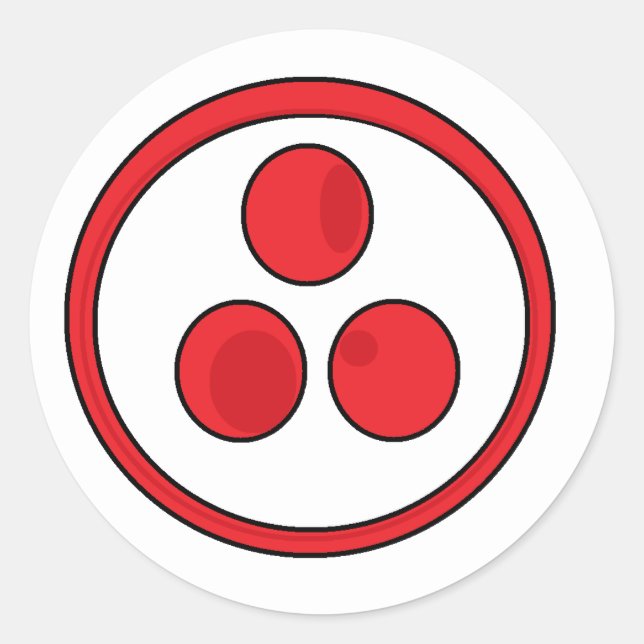 Peace Banner Classic Round Sticker (Front)