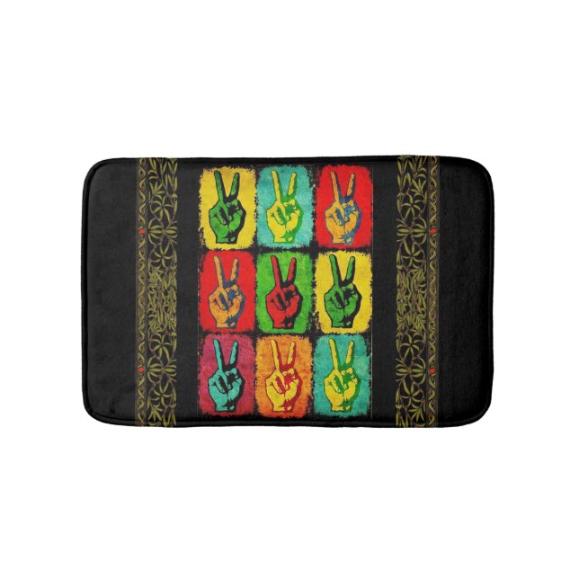 Peace Bath Mat (Front)
