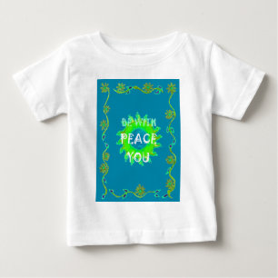 Peace Be with You Art Print Baby T-Shirt