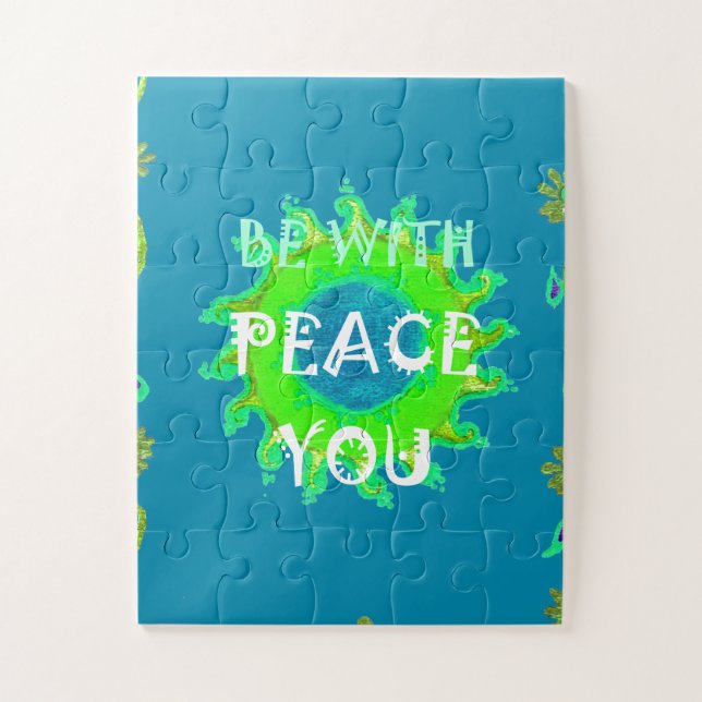 Peace Be with You Art Print Jigsaw Puzzle (Vertical)