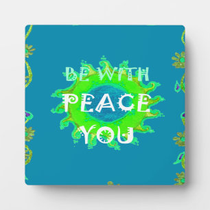 Peace Be with You Art Print Plaque