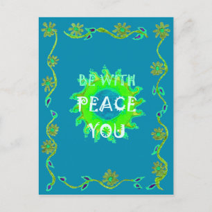 Peace Be with You Art Print Postcard