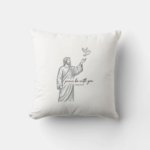 Peace Be With You Dove Christian Vintage Shirt Cushion